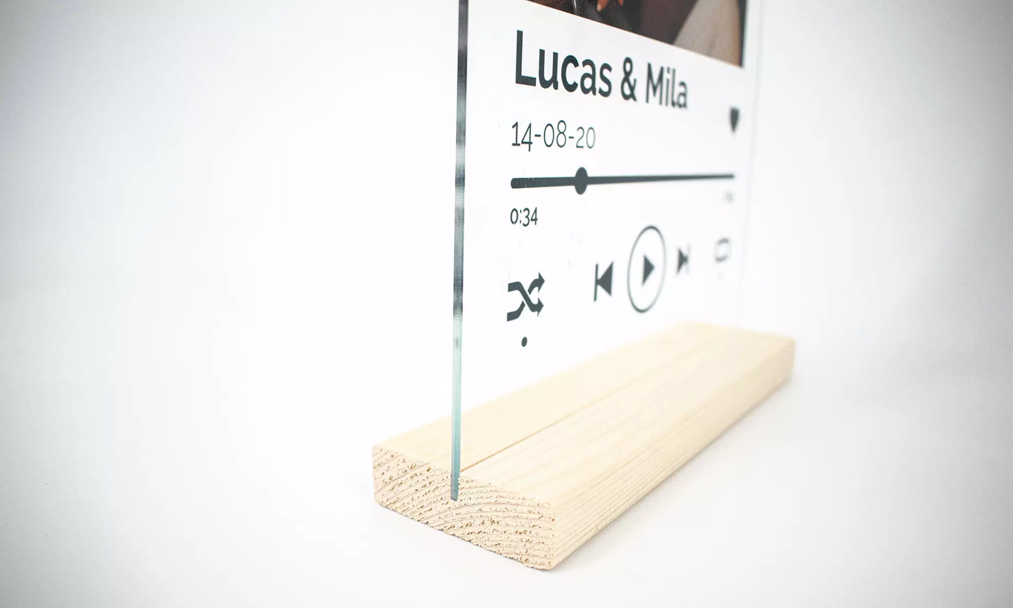 Gepersonaliseerde muziekplaat