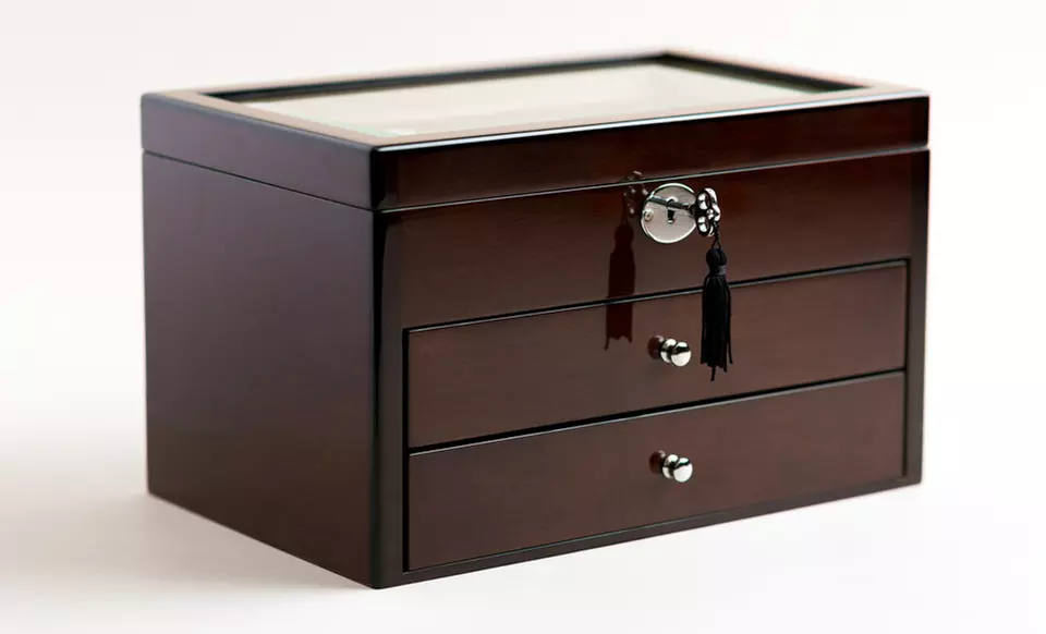 Glass-Top Jewelry Box - Second Medium