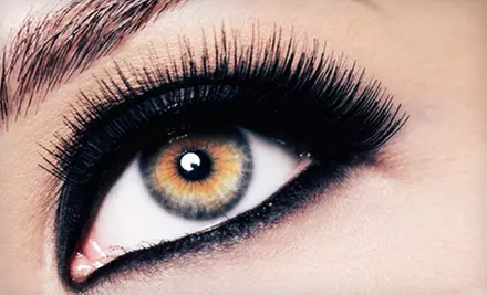Full Set of Eyelash Extensions with Optional Touchup or Eyebrow Design at Miss Priss Lash and Brows (Up to 70% Off) - Primary Image