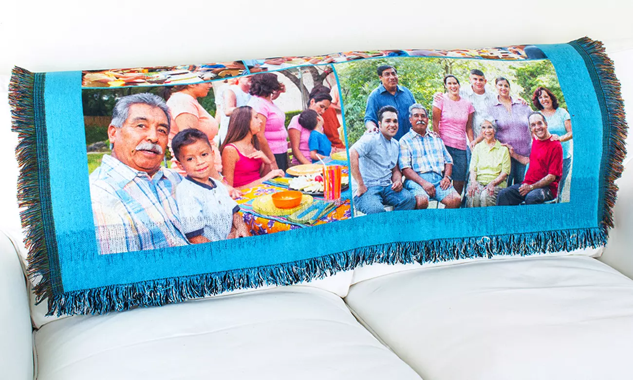 Personalized Woven or Sherpa Blankets - Primary Image