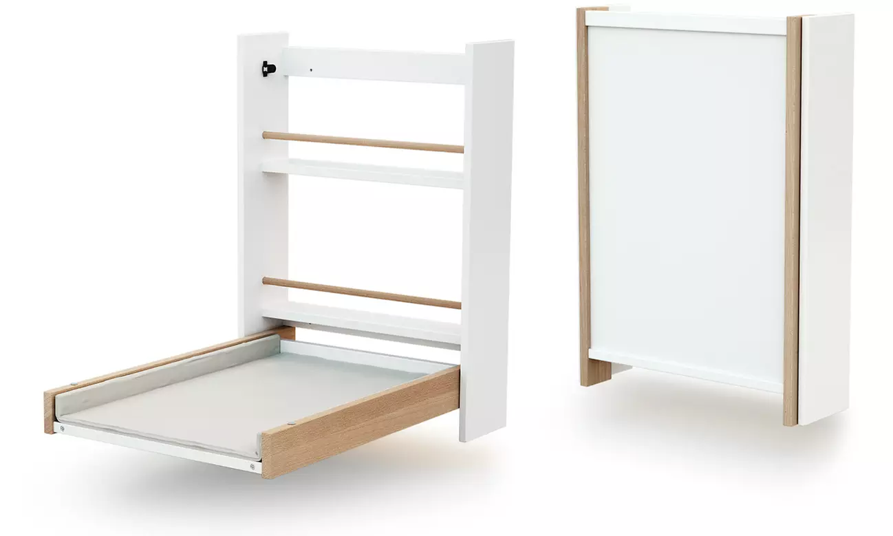 Table à langer murale "Essentiel" avec ou sans matelas à langer - Second Medium