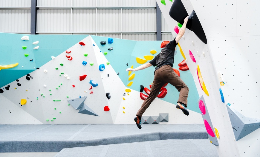 Image 2: Full Day of Bouldering with Shoe Rental at Beta One Bouldering Gym