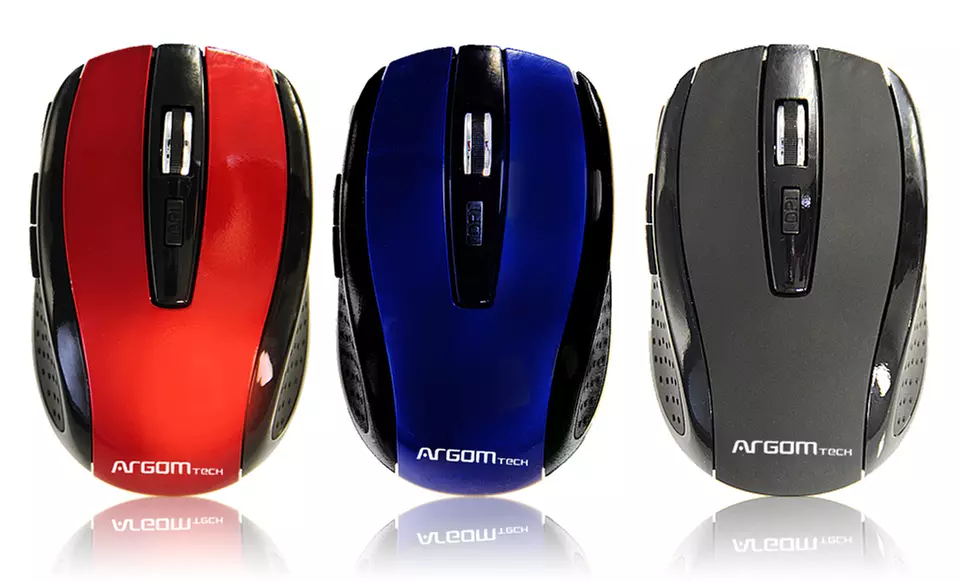 Argom Wireless Optical Mouse 2.4GHz. Multiple Colors Available. Free Returns. - Primary Image