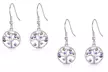 1 ou 2 boucles d'oreilles arbre de vie Chakra en cristal Zircondia de la marque Philip Jones - Second Medium