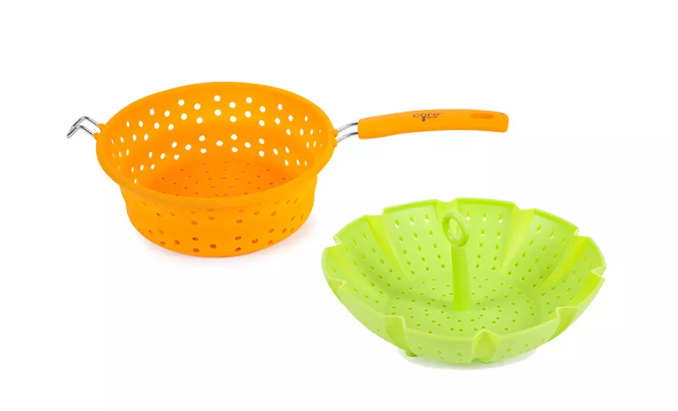 Core Kitchen Silicone Strainer and Steamer Set. - Second Medium