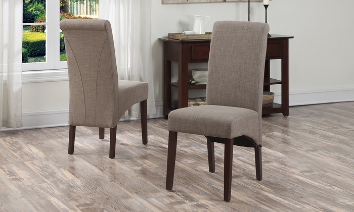 Set Of 2 Parson Chairs Groupon Goods   C700x420 