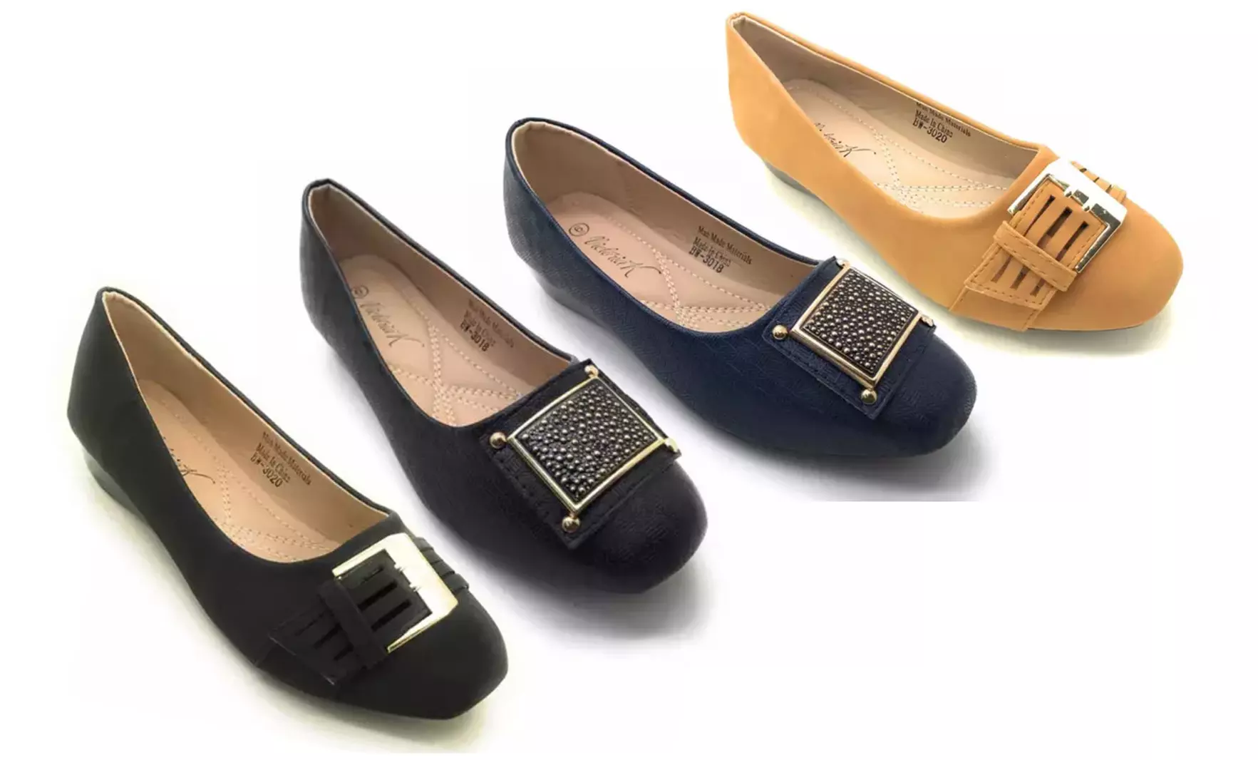 Women wedge Flats with Front  Buckle  - Primary Image