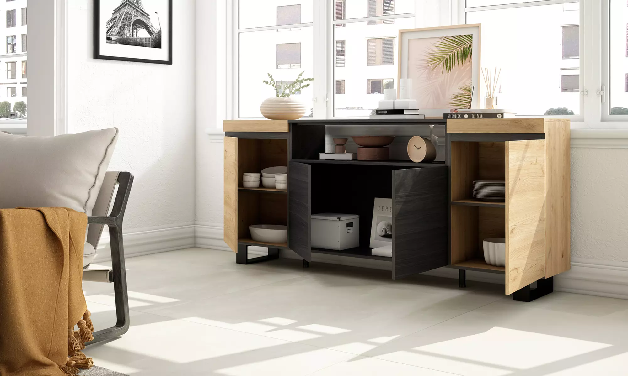 Sideboard mit großem Stauraum