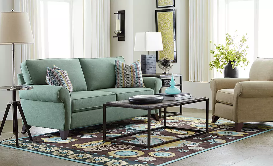 Bassett Furniture Tyson Love Seat, Sofa, or Sleeper Sofa from $749.99–$999.99. Made Upon Order. - Primary Image