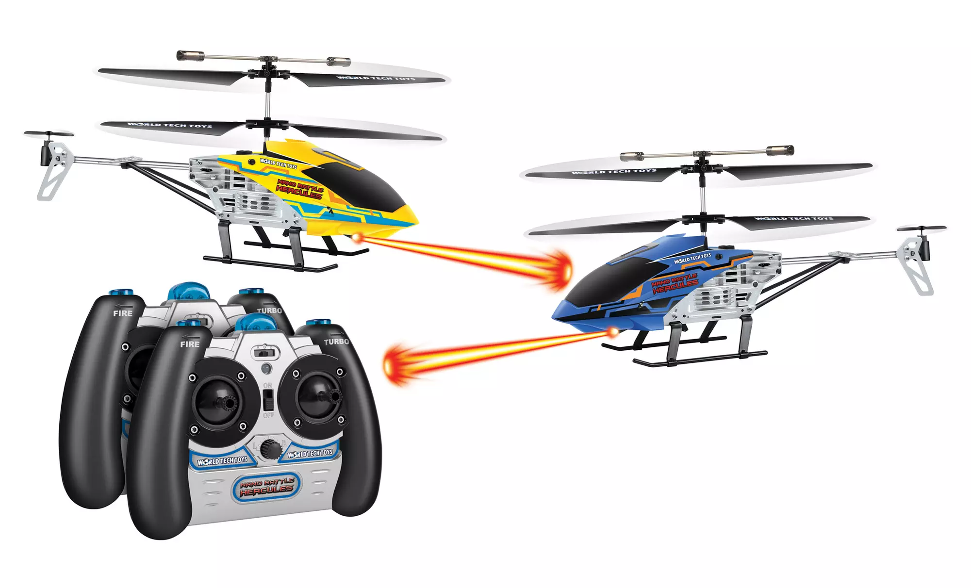 2-Pack of Nano Battle Hercules Laser Tag 3.5CH RC Helicopters - Primary Image