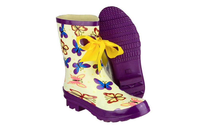 Image 3: Ladies' Patterned Wellies