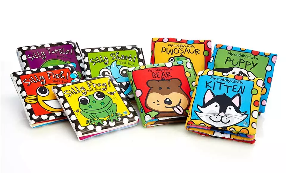 $12.99 for a Set of Eight Set of Cloth and Bath-Time Baby Books ($60 List Price) - Primary Image
