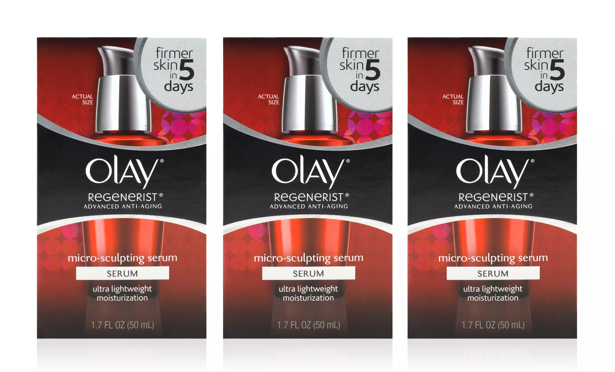 Olay Regenerist Micro-Sculpting Serum; 3-Pack of 1.7 Fl. Oz. Bottles + 5% Back in Groupon Bucks - Primary Image