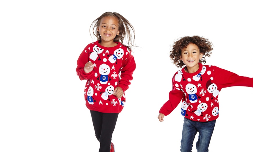 Image 2: Kids Christmas Jumpers