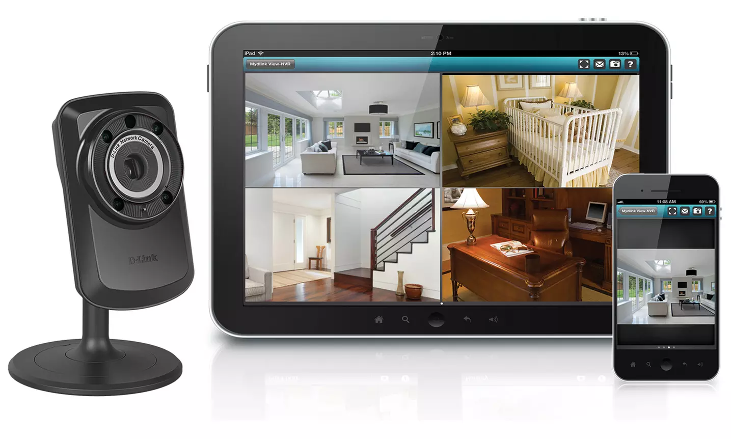 D-Link DCS-934L Day/Night WiFi Surveillance Cameras with Remote Viewing; 1 or 2  - Primary Image