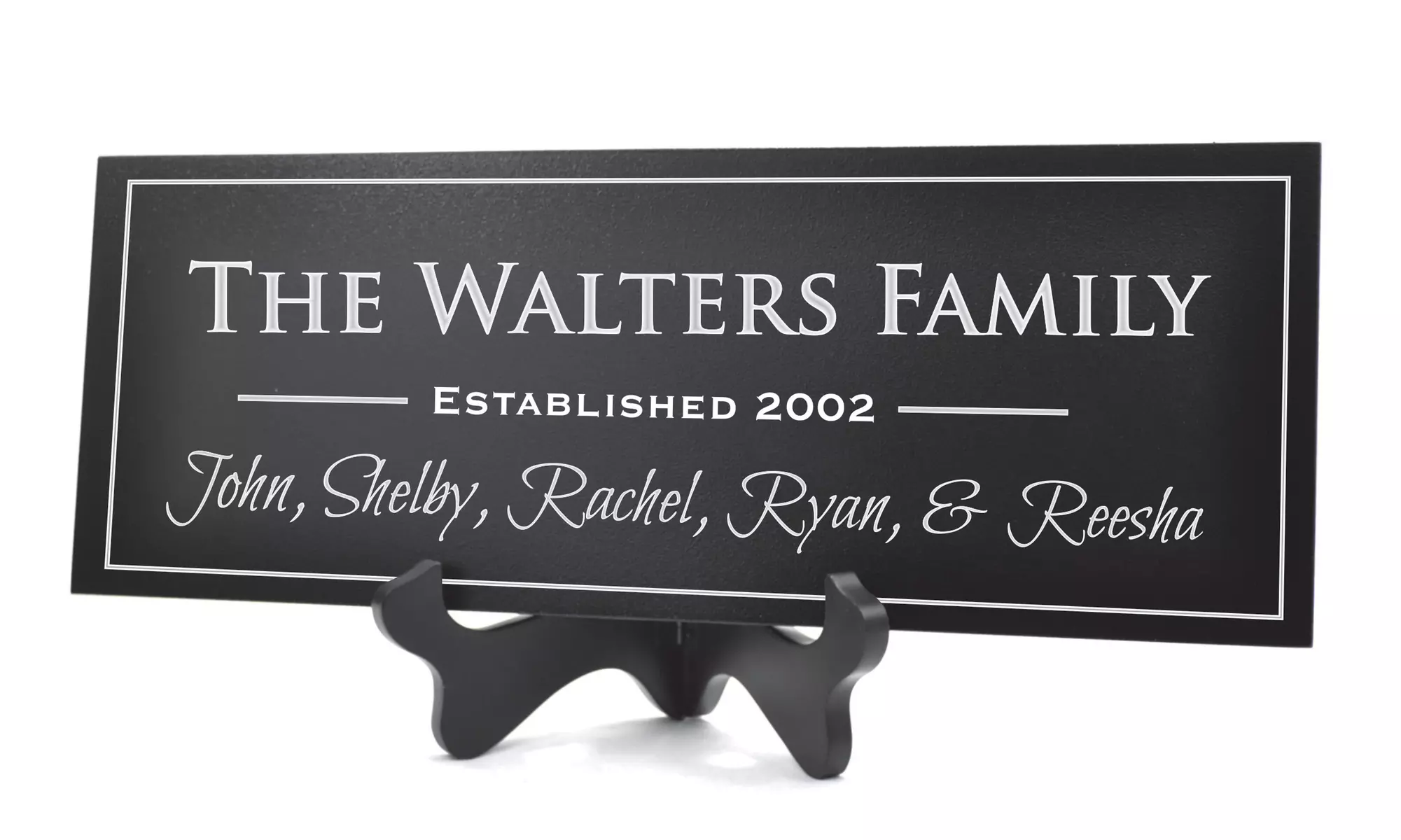 6"x16", 7"x20", or 8"x24" Carved Family-Name Sign from MRC Wood Products (Up to 33% Off) - Second Medium