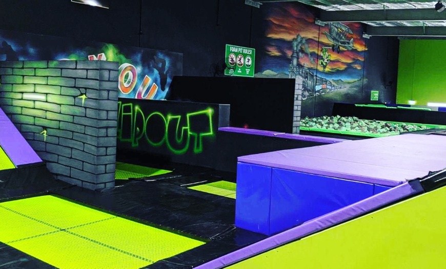 Image 3: Trampoline Park Entry at Flip Out Albion Park