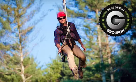 $59 for a Zipline Tour and Ropes Course for Two at The Beanstalk Journey at Catawba Meadows in Morganton ($138 Value) - Primary Image