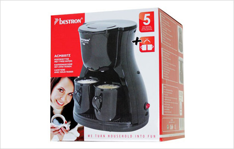 40% off Coffee Time ?? USD 198 & up Bestron Coffee Maker, Gemini Milk Frother, Frigidaire Coffee ...