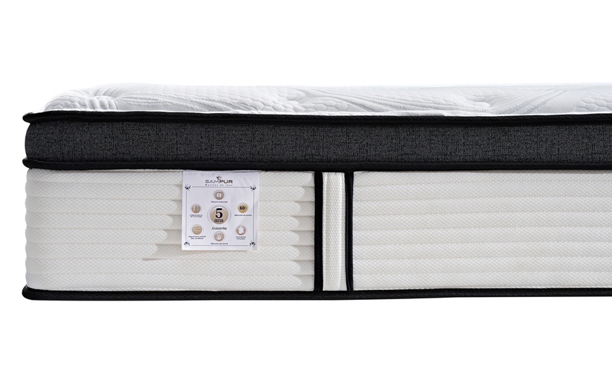 Image 3: Matelas Grand View, ressorts ensachés et mémoire de forme, Sampur