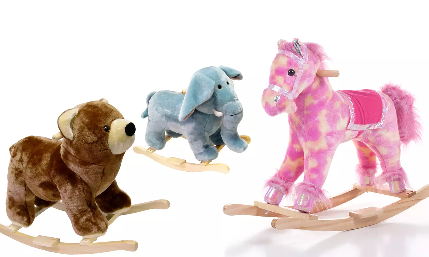 Happy Trails Plush Rocking Animals from $79.99–$89.99 - Primary Image