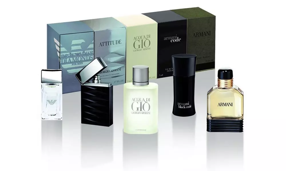 Giorgio Armani Mini Fragrance Set for Men (5-Piece) - Primary Image