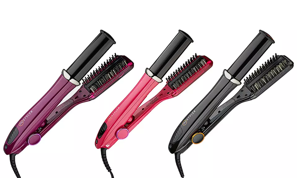 InStyler Max 2-Way Rotating Hair Straightener and Curling Iron with 1.25" Black Tourmaline Ceramic Plate - Primary Image