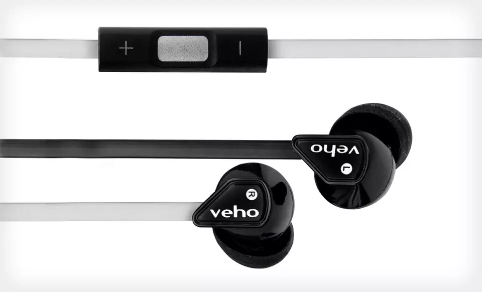 $12 for Veho 360° Z-2 Earbuds with Built-In Microphone ($59.95 List Price). Free Returns. - Primary Image