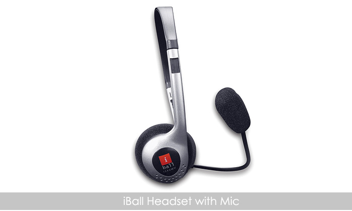 Rs.199 for an iBall Headset with Mic