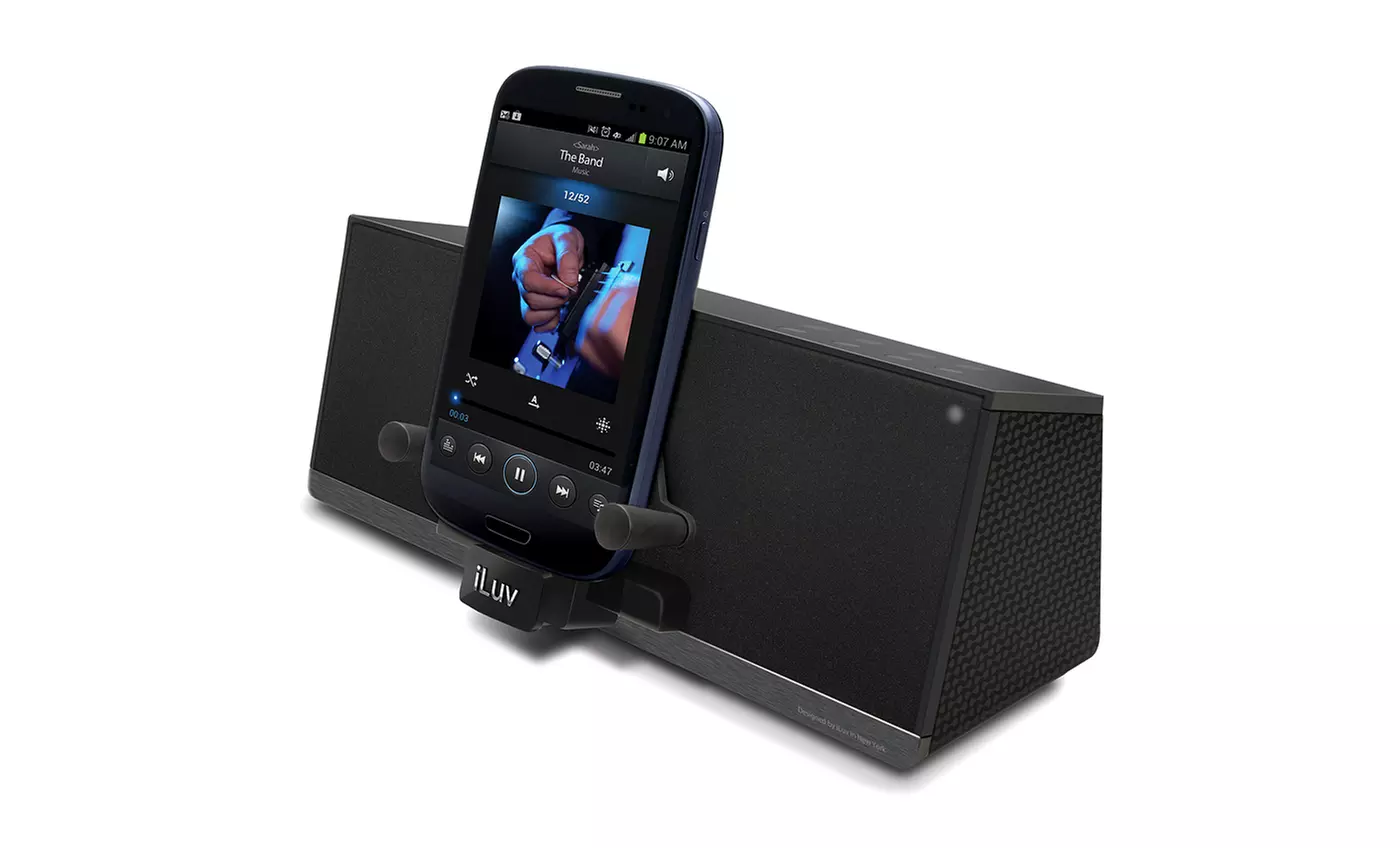 iLuv MobiAir Wireless Speaker Dock for Smartphones (iMM377BLK). Free Returns. - Second Medium