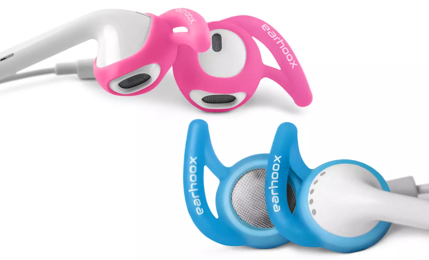 Earhoox Earbud Securers for Apple EarPods or Rounded Earbuds - Primary Image