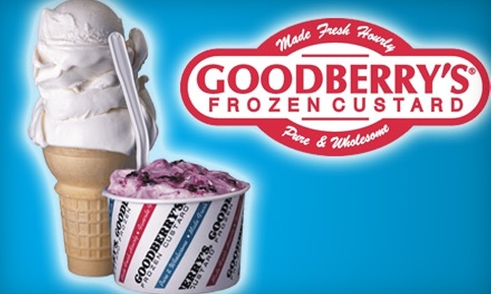 4 For Frozen Custard At Goodberry S Goodberry S Groupon   C700x420 