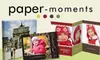 $20 for $50 Worth of Holiday Cards, Canvas Prints, and Other Merchandise at Paper-Moments.com