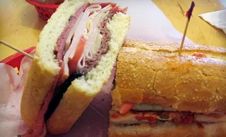 $6 for $12 Worth of Italian Subs, Salads, and Pizza at Hey That’s Amore in Pasadena - Primary Image