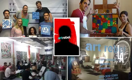 $35 for a One-Hour Art Class of Your Choice at Art Rebel - Primary Image