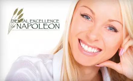 $99 for a Dental Exam, Cleaning, X-rays, and Custom Whitening Kit at Dental Excellence of Napoleon ($315 Value) - Primary Image
