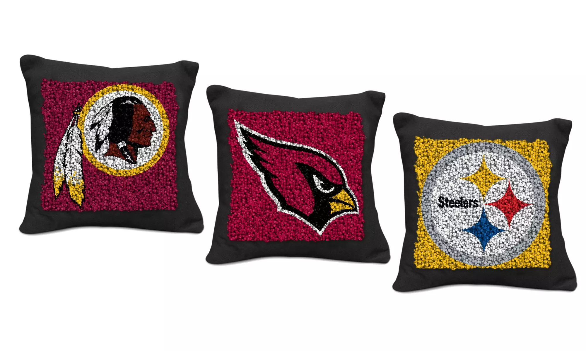 NFL Latch Hook Pillow-Making Kit - Primary Image
