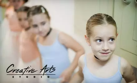 $90 for a 12-Week Kid's Session ($180 Value), $170 for a Four-Day Winter-Camp Session ($345 Value), or $199 for a One-Week Summer-Camp Session ($450 Value) at Creative Arts Studio.  - Primary Image