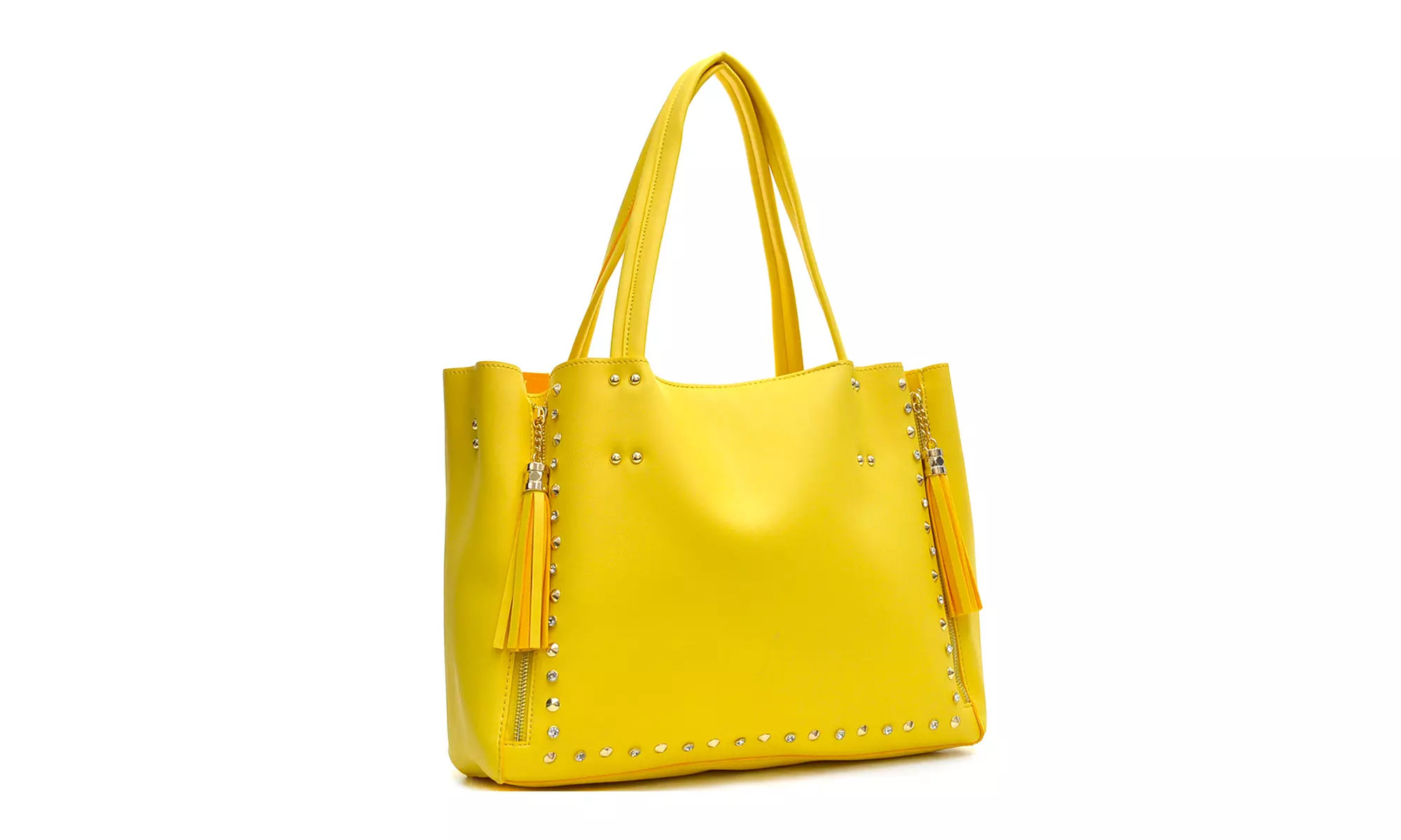 Studded 2-in-1 Tote Bag with Tassels - Second Medium