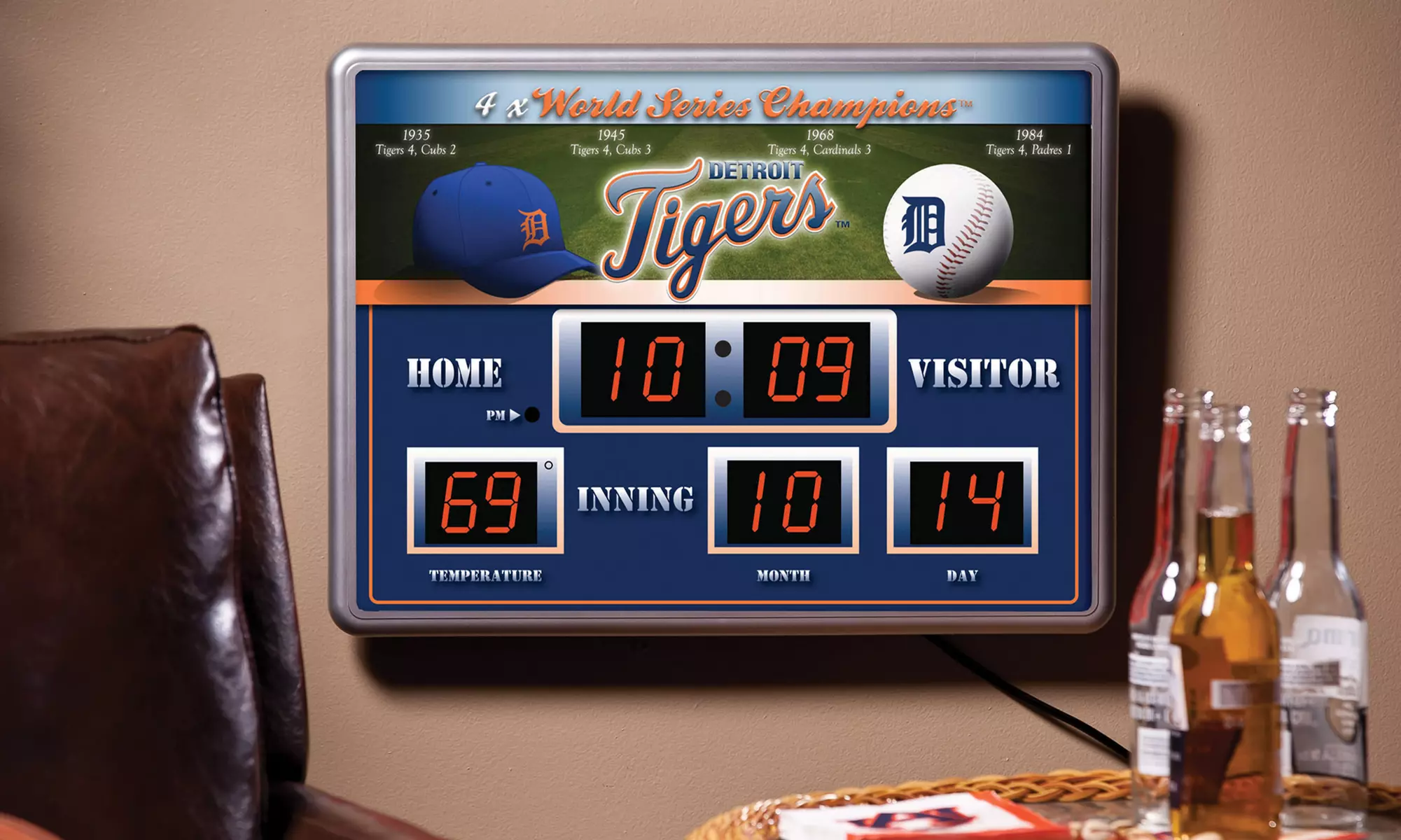MLB Scoreboard Wall Clock - Primary Image