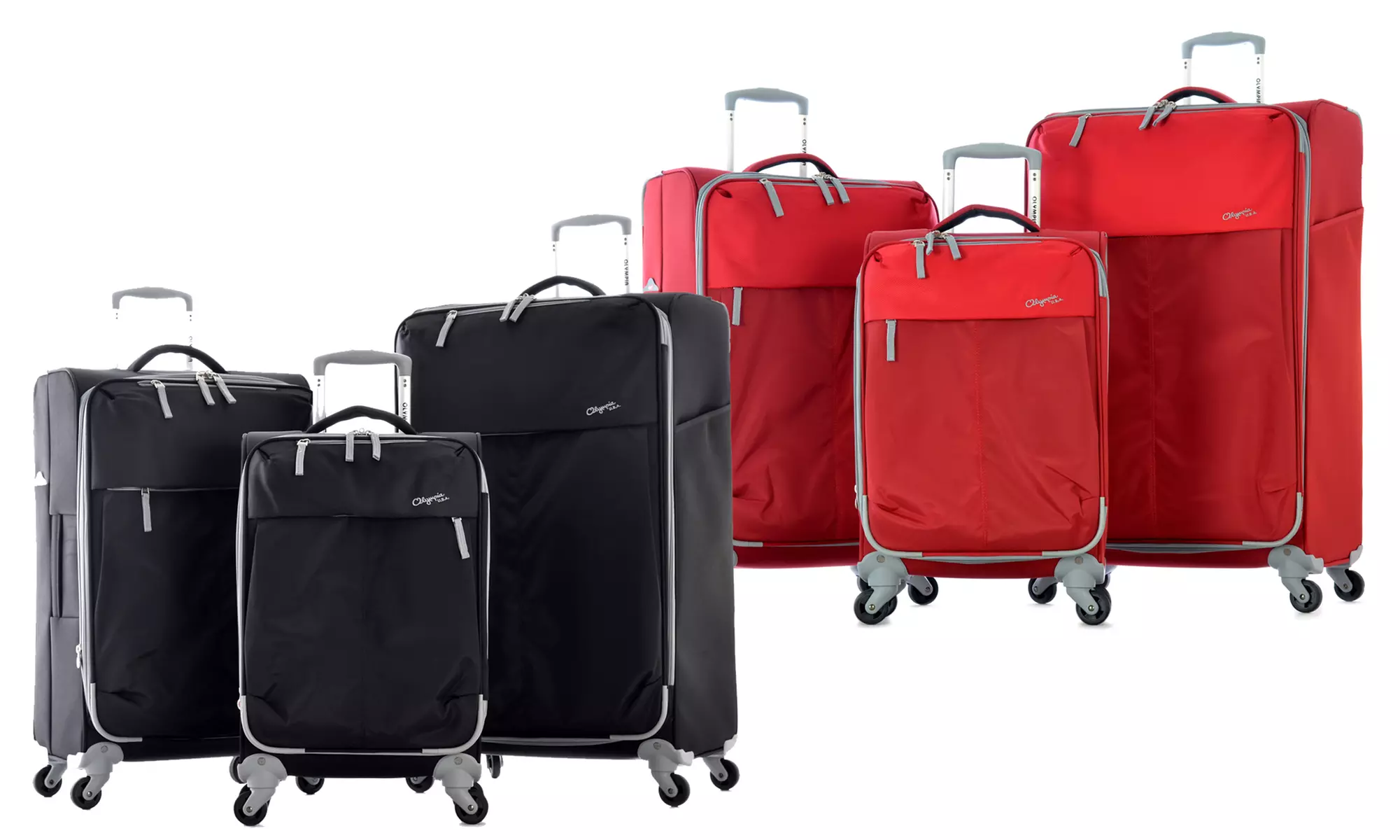 Olympia Swift 3-Piece Lightweight Expandable Spinner Luggage Set - Primary Image