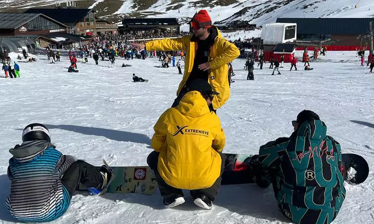 Curso de esquí o de snowboard para 1 o 2 personas