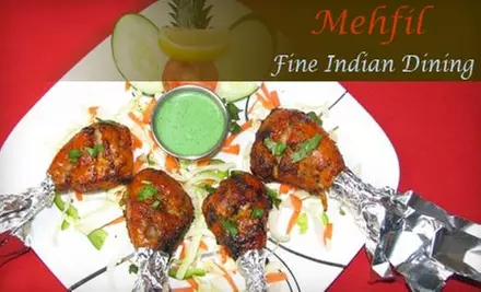 $15 for $30 Worth of Indian Cuisine and Drinks at Mehfil in Redmond - Primary Image