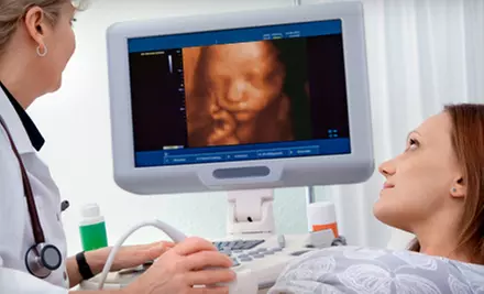Ultrasound and Newborn Photo Session from Tiny Portraits 3D Imaging (58% Off). Three Options Available. - Primary Image