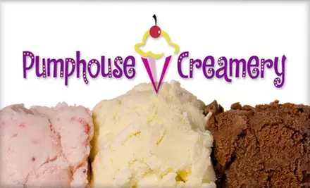 $5 for $10 Worth of Ice Cream at Pumphouse Creamery - Primary Image