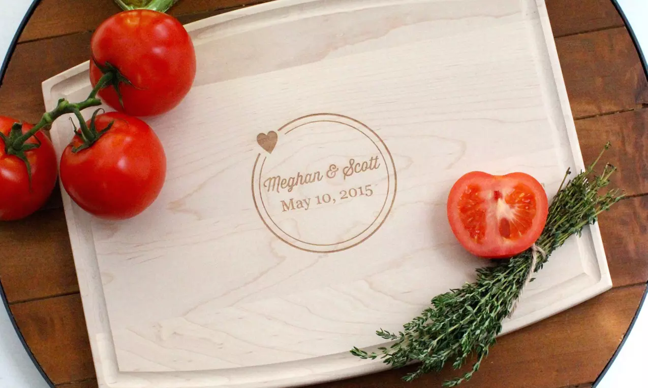 One or Two Personalized Cutting Boards from The Plaid Barn (Up to 53% Off) - Second Medium