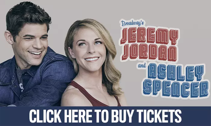 Jeremy Jordan and Ashley Spencer on April 29 at 8 p.m. - Primary Image