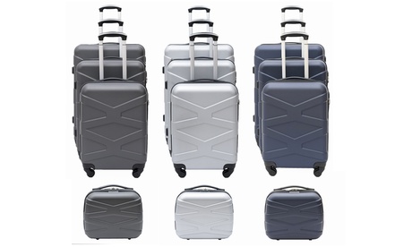 3 trolley e 1 beauty case Gian Marco Venturi, disponibili in 3 colori