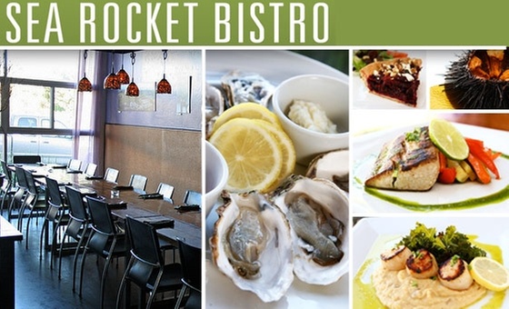 $25 for $50 Worth of Food and Drink at Sea Rocket Bistro - Primary Image