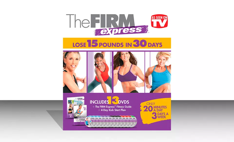 The Firm Express 30-Day Fitness Box Set with 13 DVDs, Fitness Guide, and Nutrition Plan. Free Returns. - Second Medium